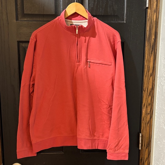 Kenneth Robert’s platiniun Other - Men's Coral Zip-Up Sweater